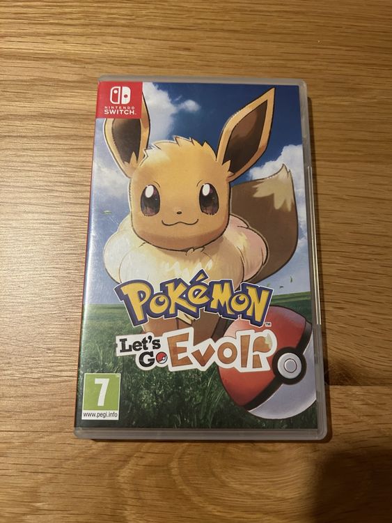 Jeu Pokemon Let's Go Evoli - Version Nintendo Switch - Bon état Avec Boîtier Et Notices