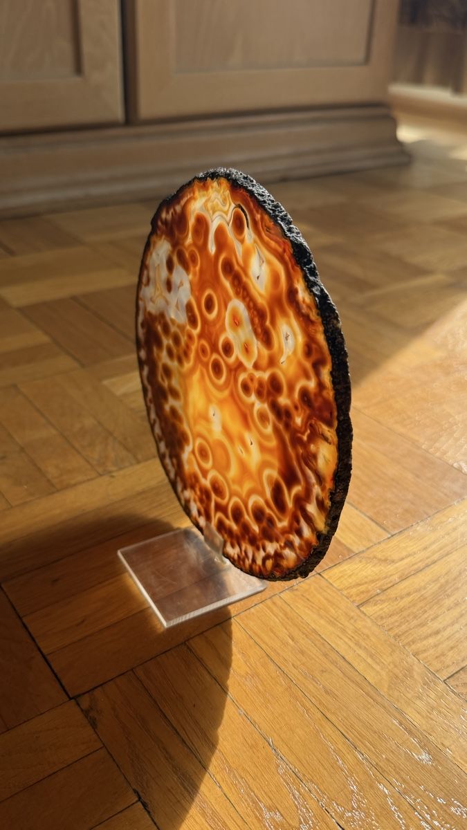 Minerali & Pietre curative: Tranche d’agate – Usato da Genève venduto da Ninah71 1