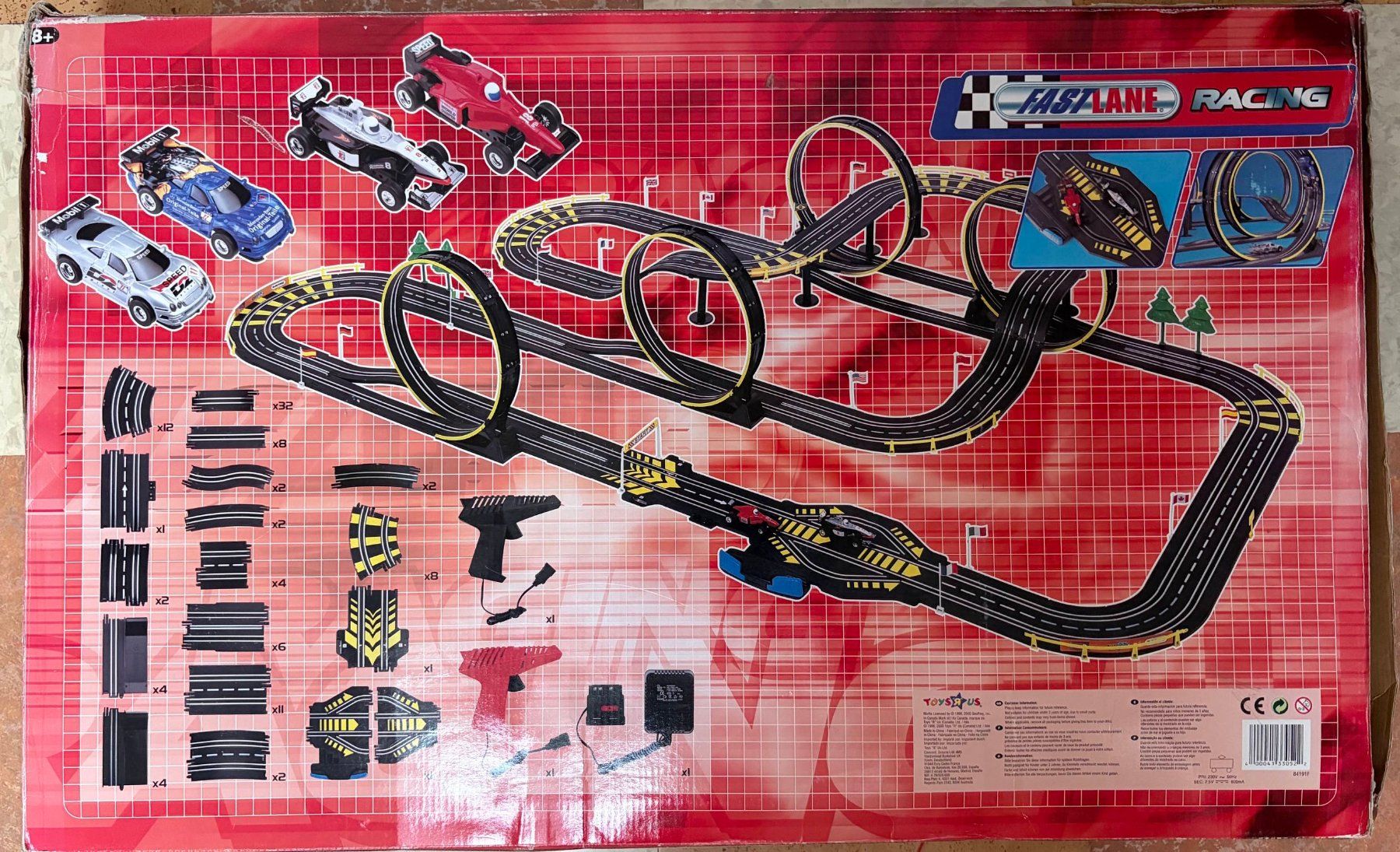 Piste: Fast Lane Racing Super Loop Challenge Rennbahn 1:43 – Usato da Steinhausen venduto da Jabou 1