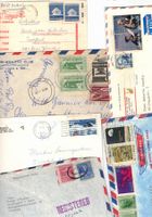 USA AMERIKA 16 Bedarfsbriefe 2 Vignetten Briefmarken