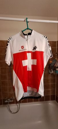 Maillot cycliste fédération Suisse