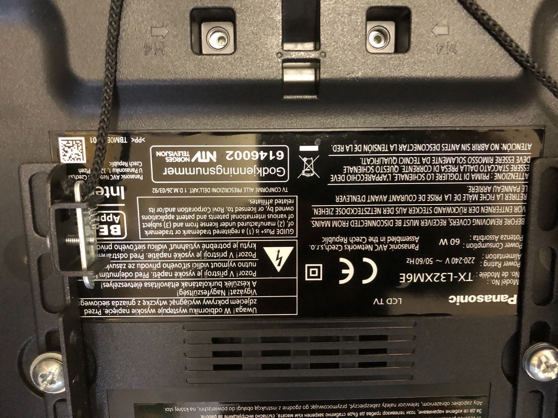 Panasonic Televisori: TV - Panasonic, tx-l32xm6e – Usato da Ebertswil venduto da Cocomambo