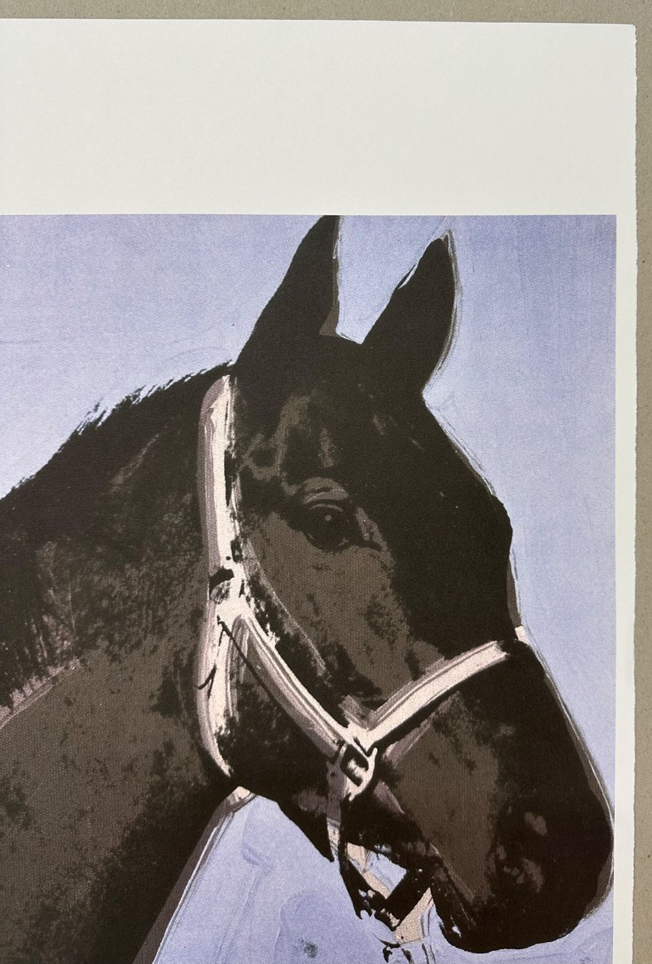 Gemälde: Andy Warhol: Horse, POP Art 45/100 – Neu (gemäss Beschreibung) aus Meilen von Smgdesign 4
