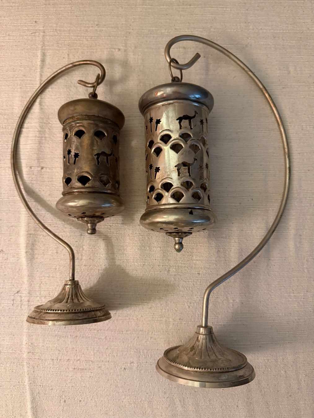 Portacandele: 2 Vintage Windlichter mit Patina – Usato da Rorbas venduto da tun_m7fz 1