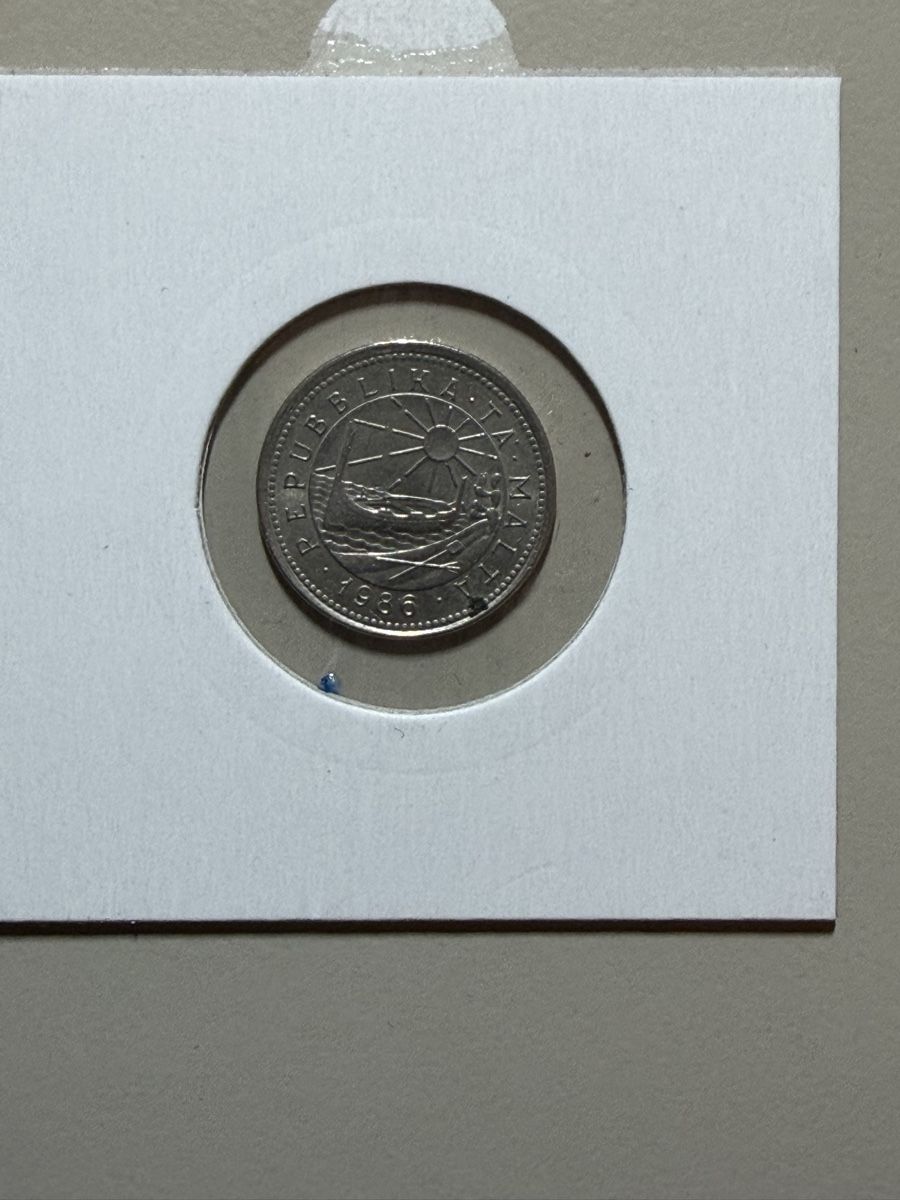 Tutti le monete: Malte - 2 cents - 1986 - Luzzu – Usato da Payerne venduto da Mike1682 1