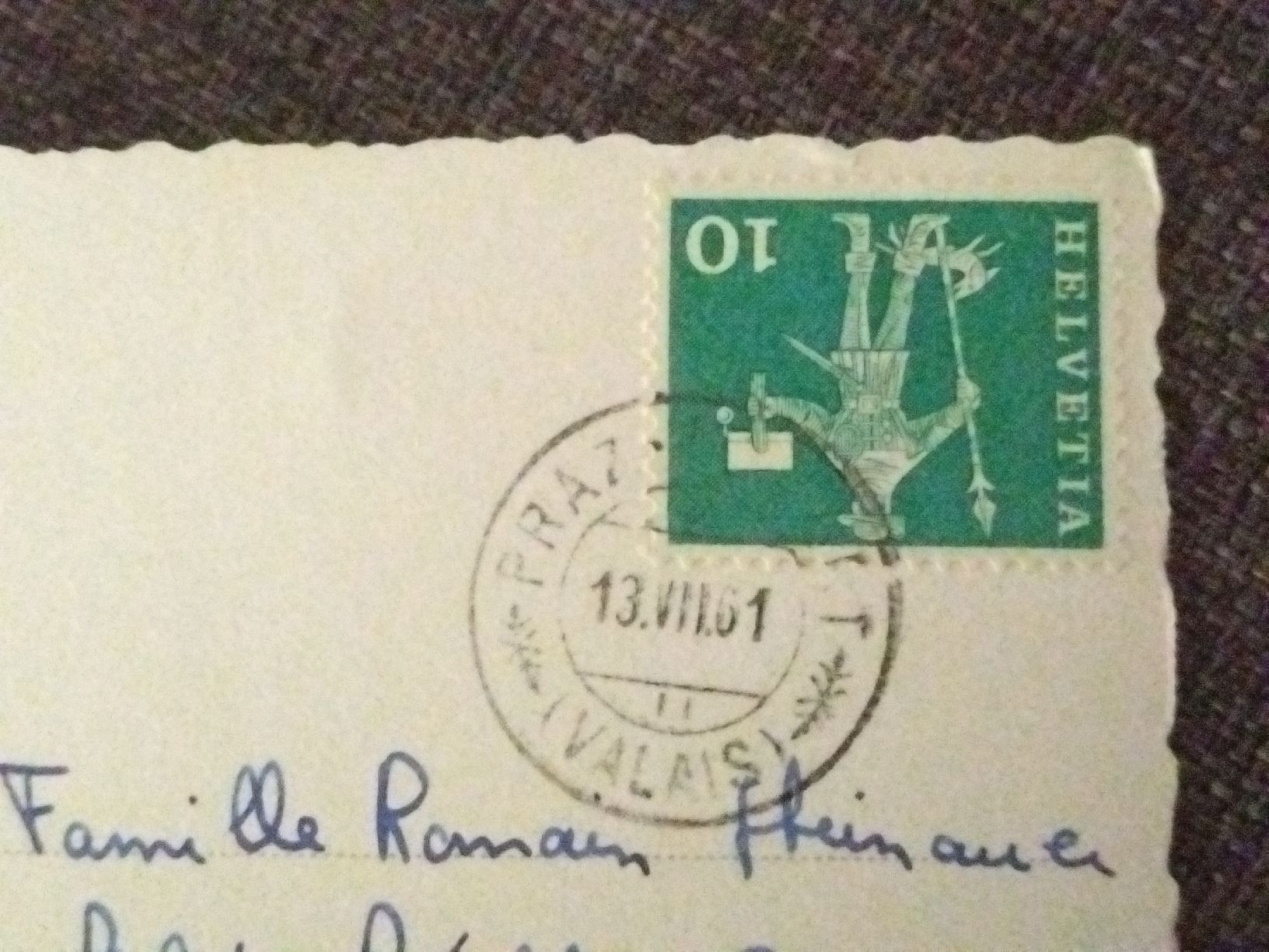 Cartes postales: Carte postale ancienne, Vieille Fileuse, Valais – D'occasion à Farvagny-le-Grand par LaCaverne 2