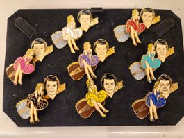 8 Pins / Badges „Adamo & Marilyn Monroe“ – Limitierte Ed.