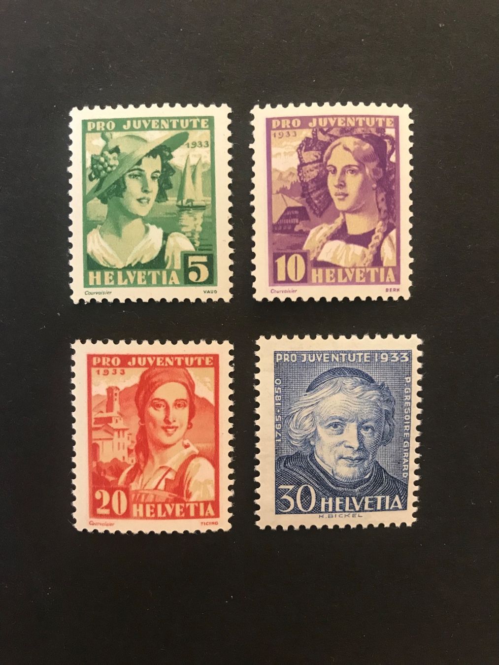 Tutti i francobolli: 1933, Pro Juventute Serie  ** – Nuovo (secondo la descrizione) da stäfa venduto da brandy66