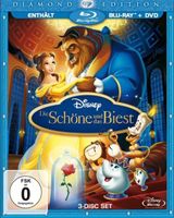 Disney - Die Schöne und das Biest - Bluray + DVD  FABRIKNEU