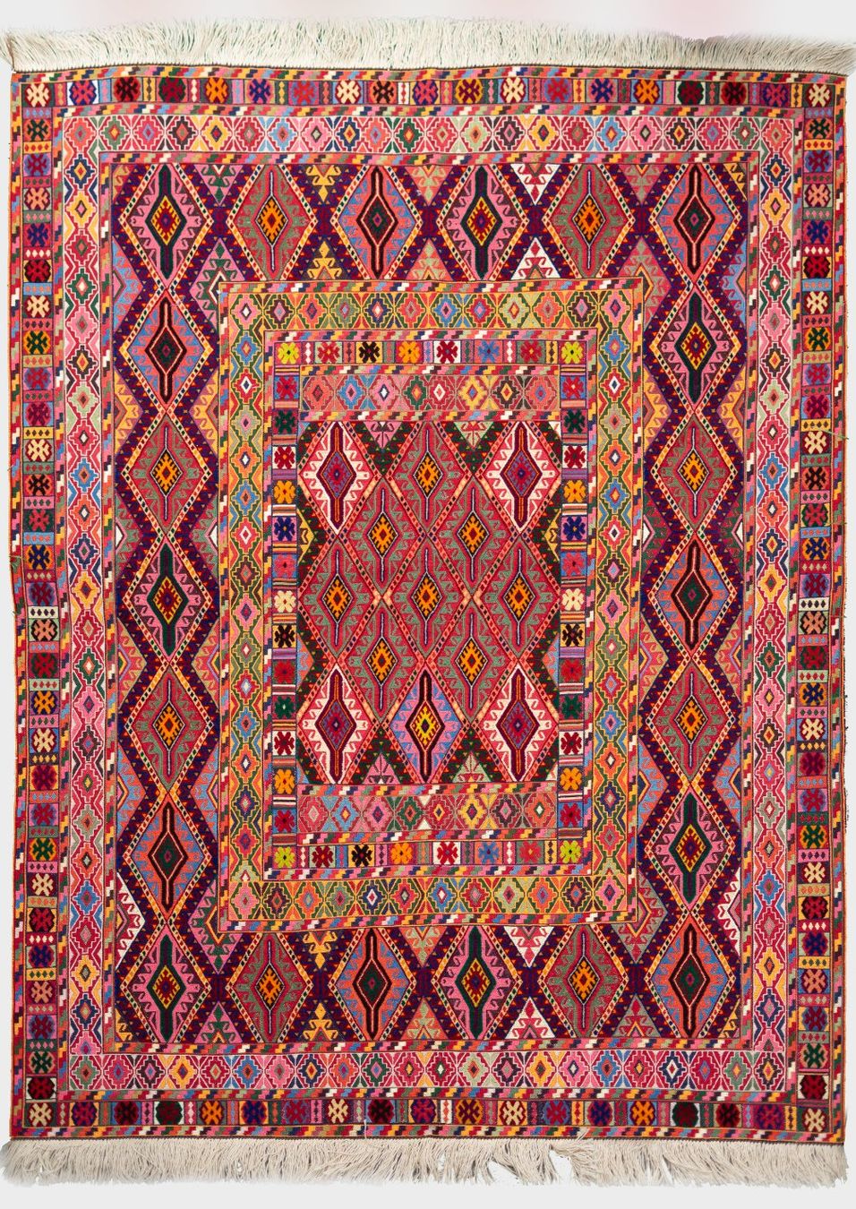 Kelim Tappeti: 189x146 Afghan Kelim Handgemacht – Nuovo e nell'imballaggio originale da Luzern venduto da Hera.Kollektiv