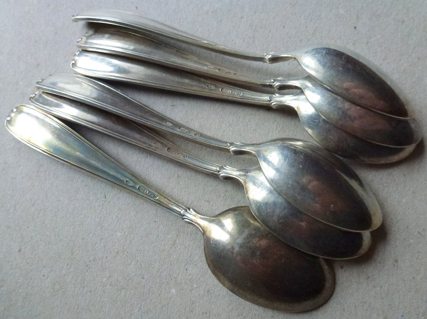 Löffel: SET mit 6 Stück Silber-Kaffeelöffeli aus 800er Silber – Gebraucht aus Walkringen von Casablanca777 4