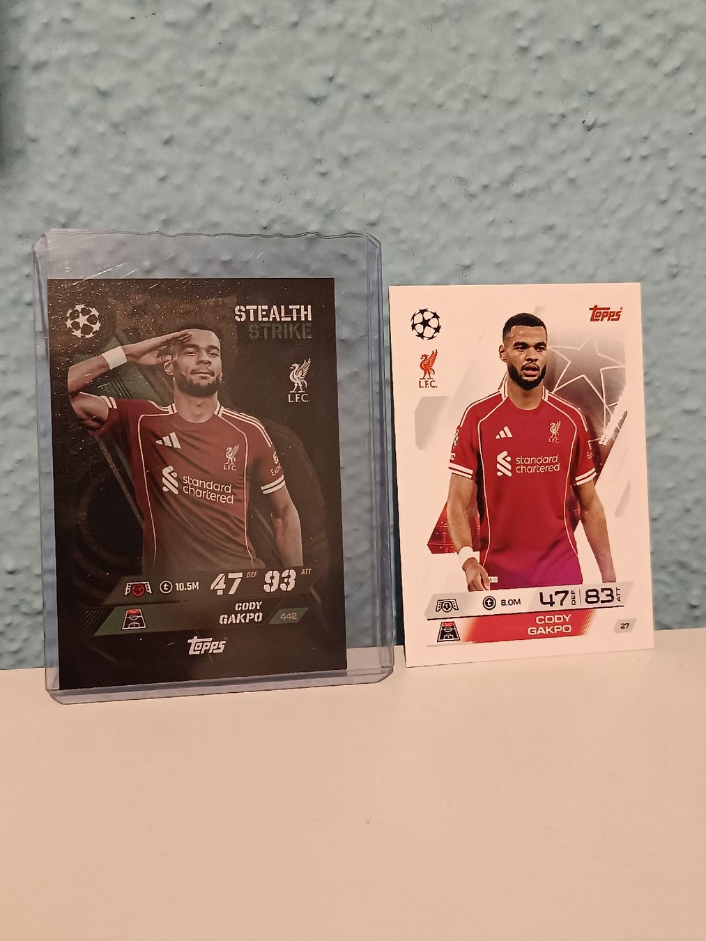 Topps Carte collezionabili: Cody Gakpo Liverpool – Nuovo e nell'imballaggio originale da Siebnen venduto da Kinero1112