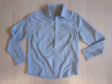 Chemise outdoor K-Way bleu clair UPF 40 