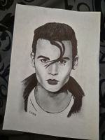 Portrait de Johnny Depp dans Cry Baby