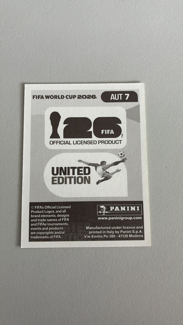 Panini Carte collezionabili: Carte panini 2026 - AUT 7 – Nuovo (secondo la descrizione) da La Neuveville venduto da Ibo2300 1