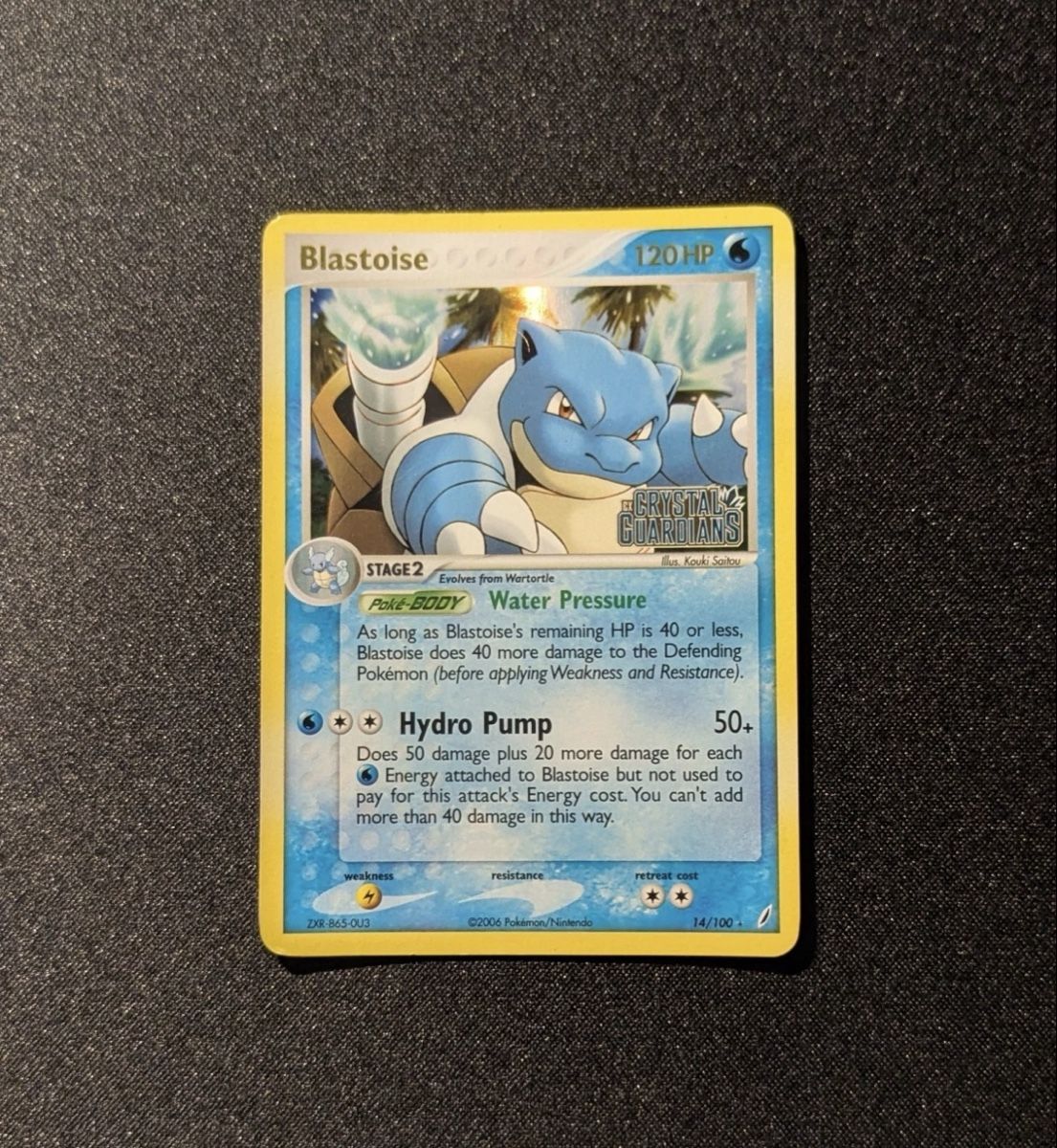 Pokémon Sammelbilder & Trading cards: Pokemon EX CRYSTAL GUARDIANS - #14/100 Blastoise - Reverse – Gebraucht aus Belprahon von Rob_ain 2