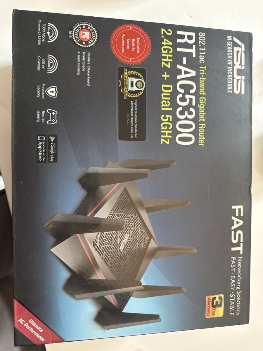 Asus RT-AC5300 Router, 2.4GHz + 5GHz, wie neu (Neu (gemäss Beschreibung ...