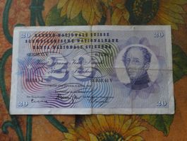 SUISSE  20  Francs  1964  (8814)  Billet