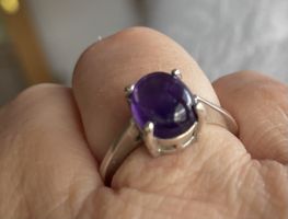 Ametysthen-Ring in Silber 925 