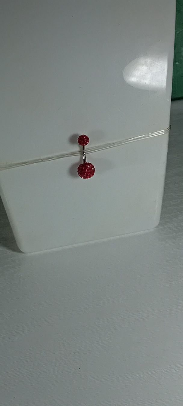 Gioielli per piercing: bauchnabelpiercing,,mit kristall,,,rot – Nuovo (secondo la descrizione) da Basel venduto da bij_5hqd 1