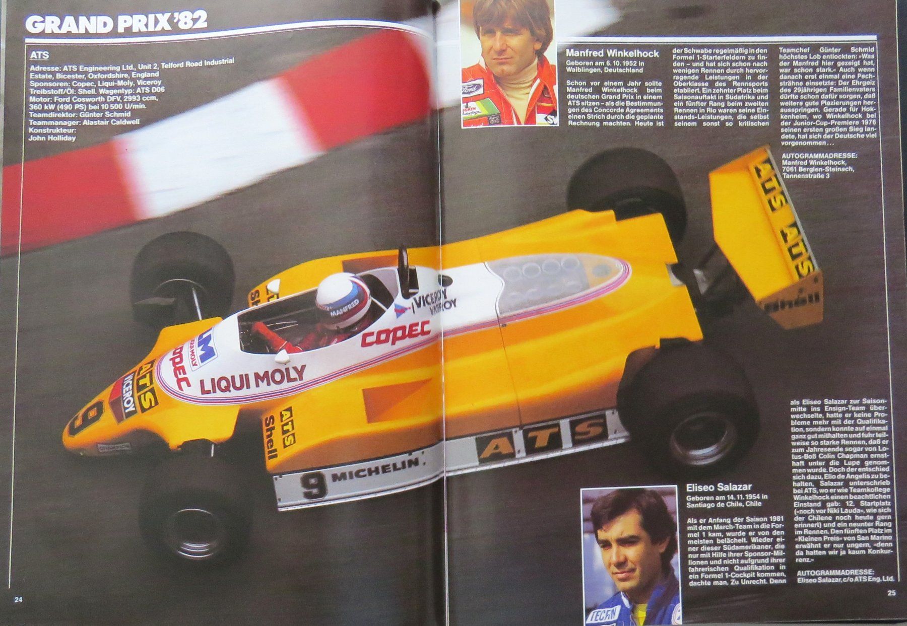 Documenti: Programm Formel 1 in Hockemheim von 1982 – Usato da Ettingen venduto da campione_1 1
