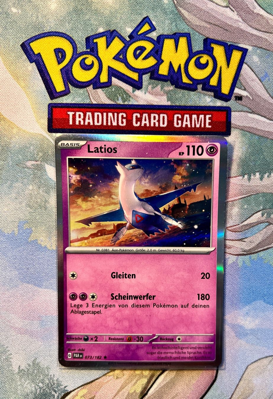 Karten: Latios Holo Paradox Rift 073/182 – Gebraucht aus Sempach von R-G