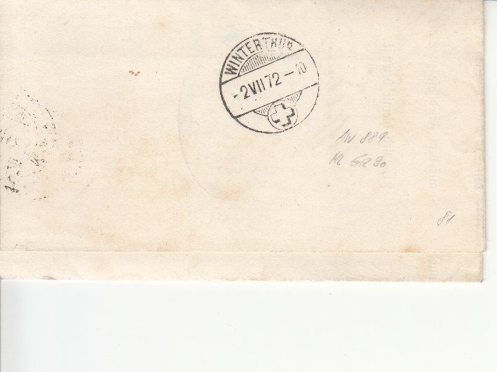 Tutti i francobolli: BoM 1872 Stab- ST Affeltrangen – Usato da Bürglen TG venduto da StampGraf 1