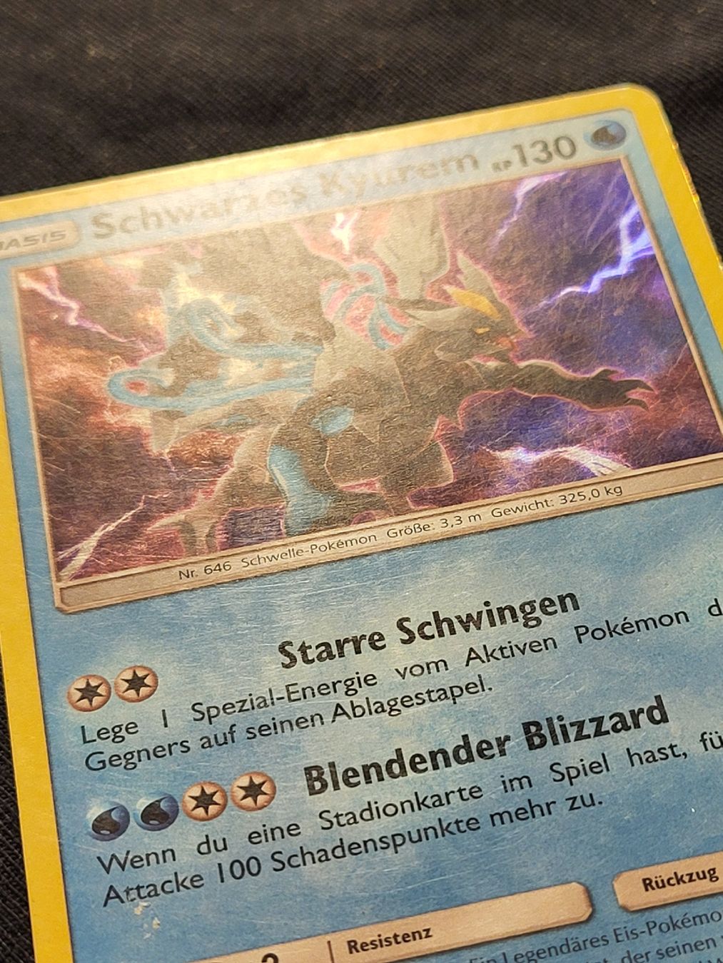 Pokémon Carte collezionabili: Schwarzes Kyurem 61/236 Holo – Usato da Grindelwald venduto da lego9 1