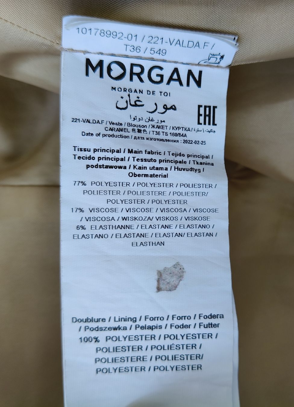 Morgan Giacche: Blazer Morgan 36/S beige collection Iris Mittenaere – Nuovo (secondo la descrizione) da Monthey venduto da lesaffairesdecamille 8