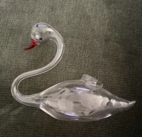 Sammlerstück - Hagen Glas Schwan  Büren a.A. - Kleine Vase