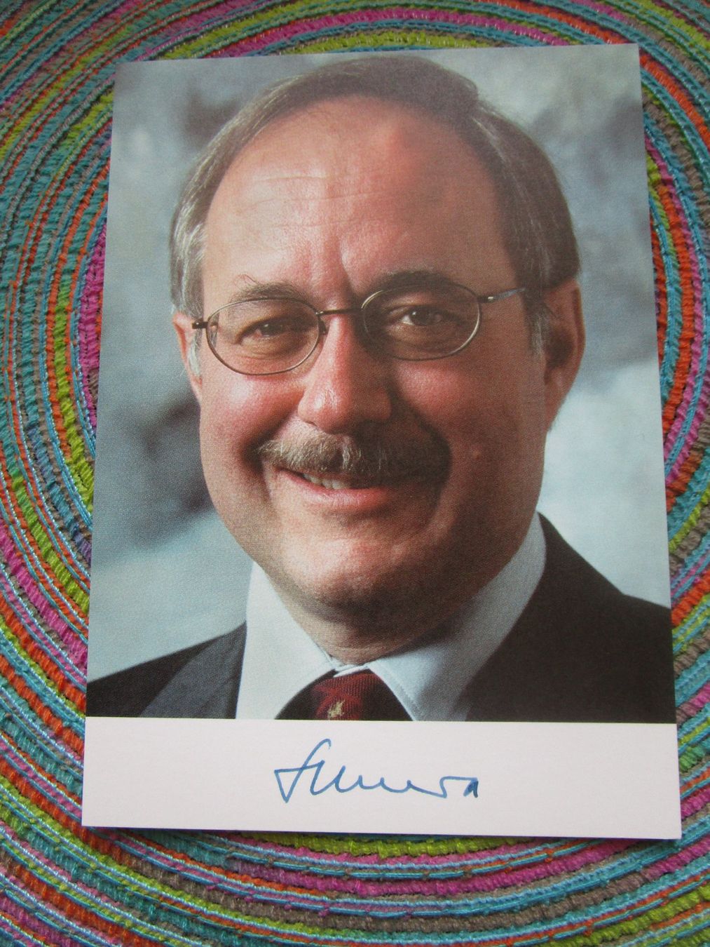 Autografi: SAMUEL SCHMID ALT BUNDESRAT CH AUTOGRAMMKARTE ANTIK – Usato da GUTENSWIL venduto da Alpina6