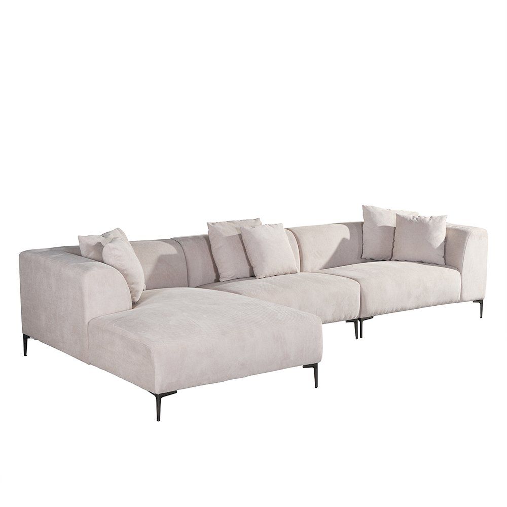 Divani: 21392 - Ecksofa TORINO Beige Links – Nuovo e nell'imballaggio originale da Wallenwil venduto da toesstal-vertrieb 4