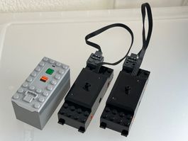Eisenbahn Motoren und Batteriebox - wie LEGO