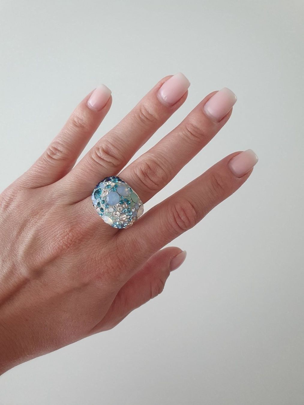 Swarovski Anelli: Swarovski ring chic multi blue – Nuovo (secondo la descrizione) da Steinmaur venduto da DS89 3