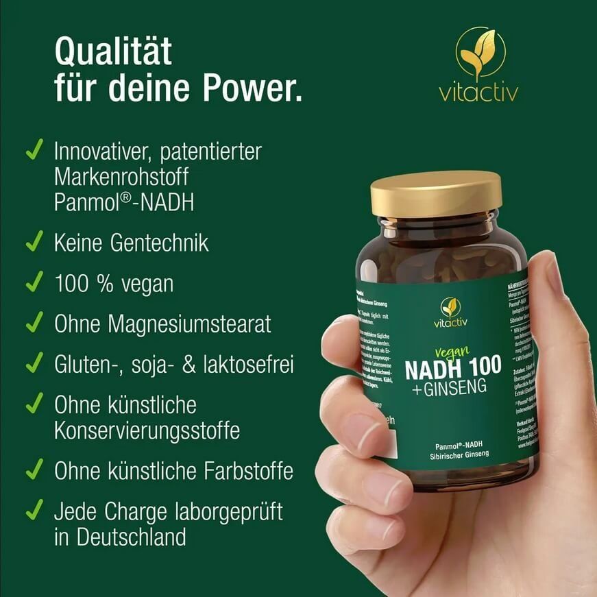 Cibi & Specialità: NADH 100 + Ginseng – Nuovo e nell'imballaggio originale da Windisch venduto da shop-easy 3