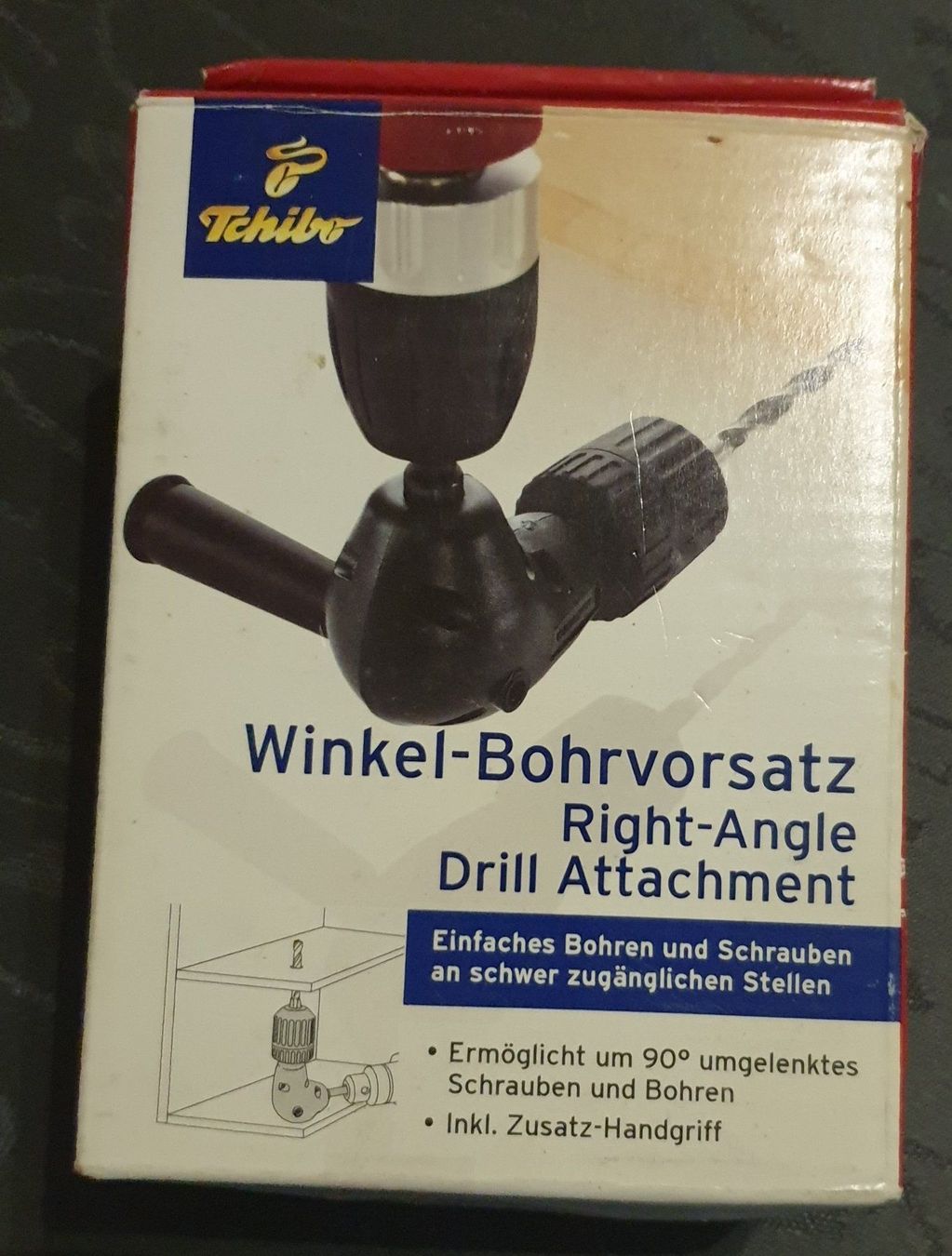 Tutti gli attrezzi: Winkelbohr Vorsatz Winkelbohrer Tchibo – Nuovo e nell'imballaggio originale da Basel venduto da ser_q9qm