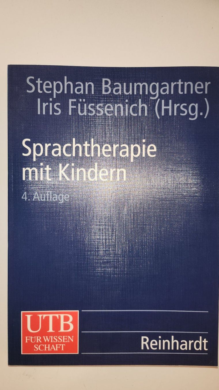 Libri: Sprachtherapie mit Kindern, Baumgartner, & Füssenich – Usato da Dietikon venduto da Buchantiqdietikon