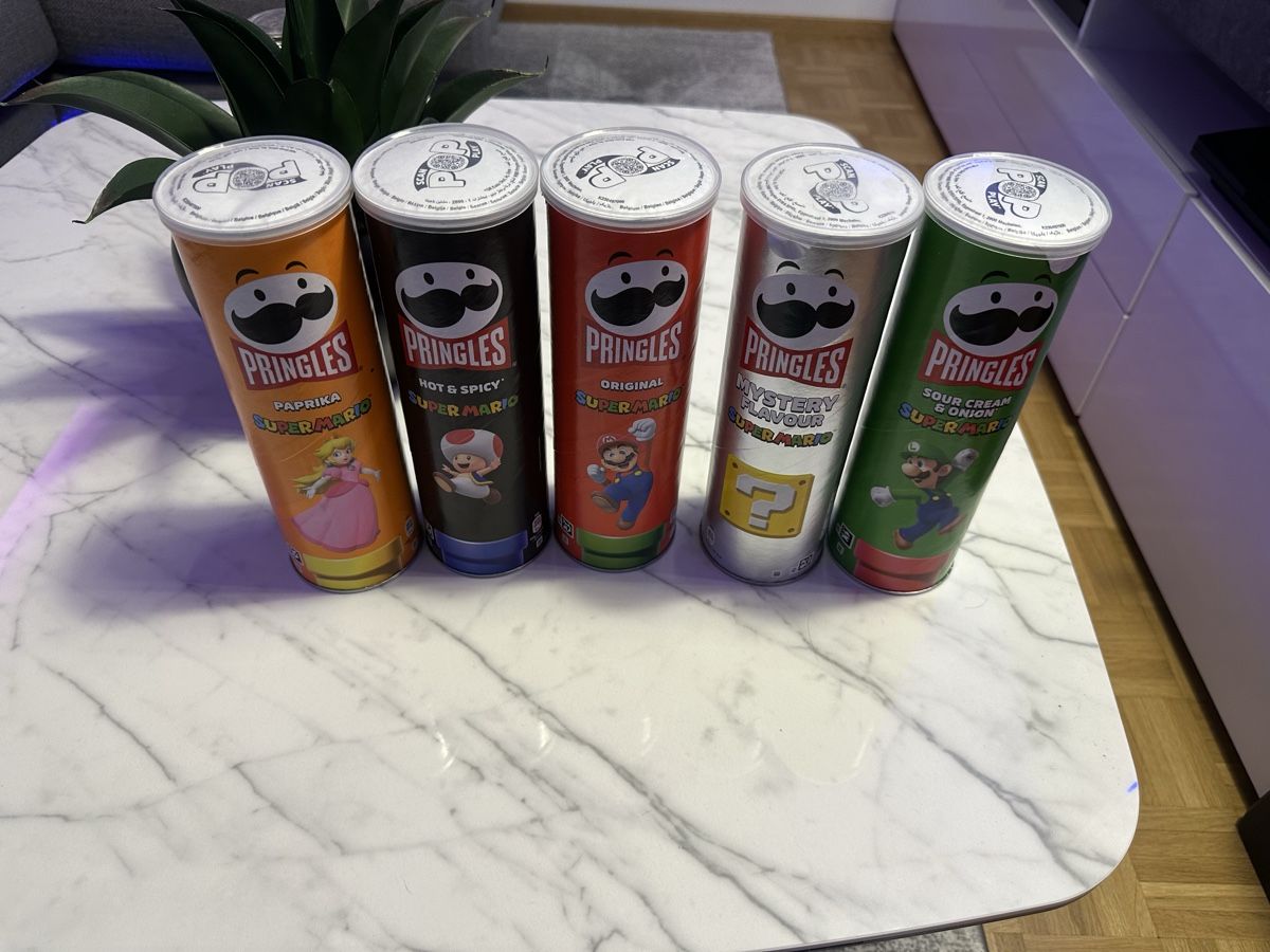 Nintendo Giochi: Pringles super mario neu – Nuovo e nell'imballaggio originale da Taverne venduto da Niko-Bellic
