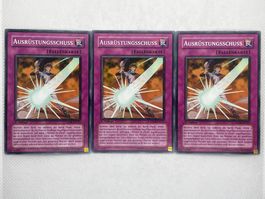 Yu-Gi-Oh! Ausrüstungsschuss - 3 Karten - Selten!
