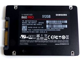 Samsung 860pro 512GB SSD Sata - Schnell und Zuverlässig!