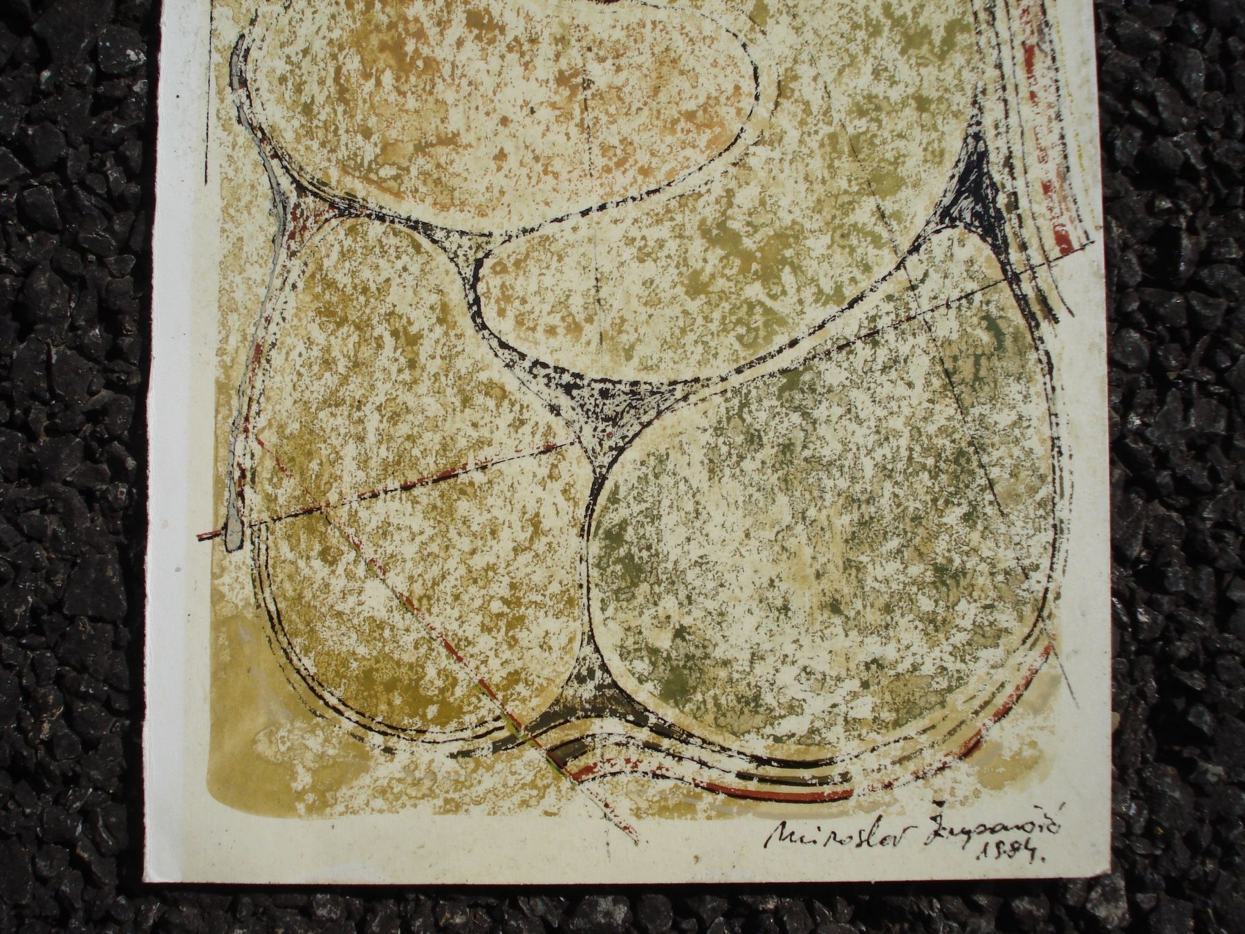 Gemälde: Miroslav Zupancic geb. 1949 – Gebraucht aus Basel von art.basel 2