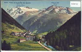 Trient et glacier des Grands - Litho