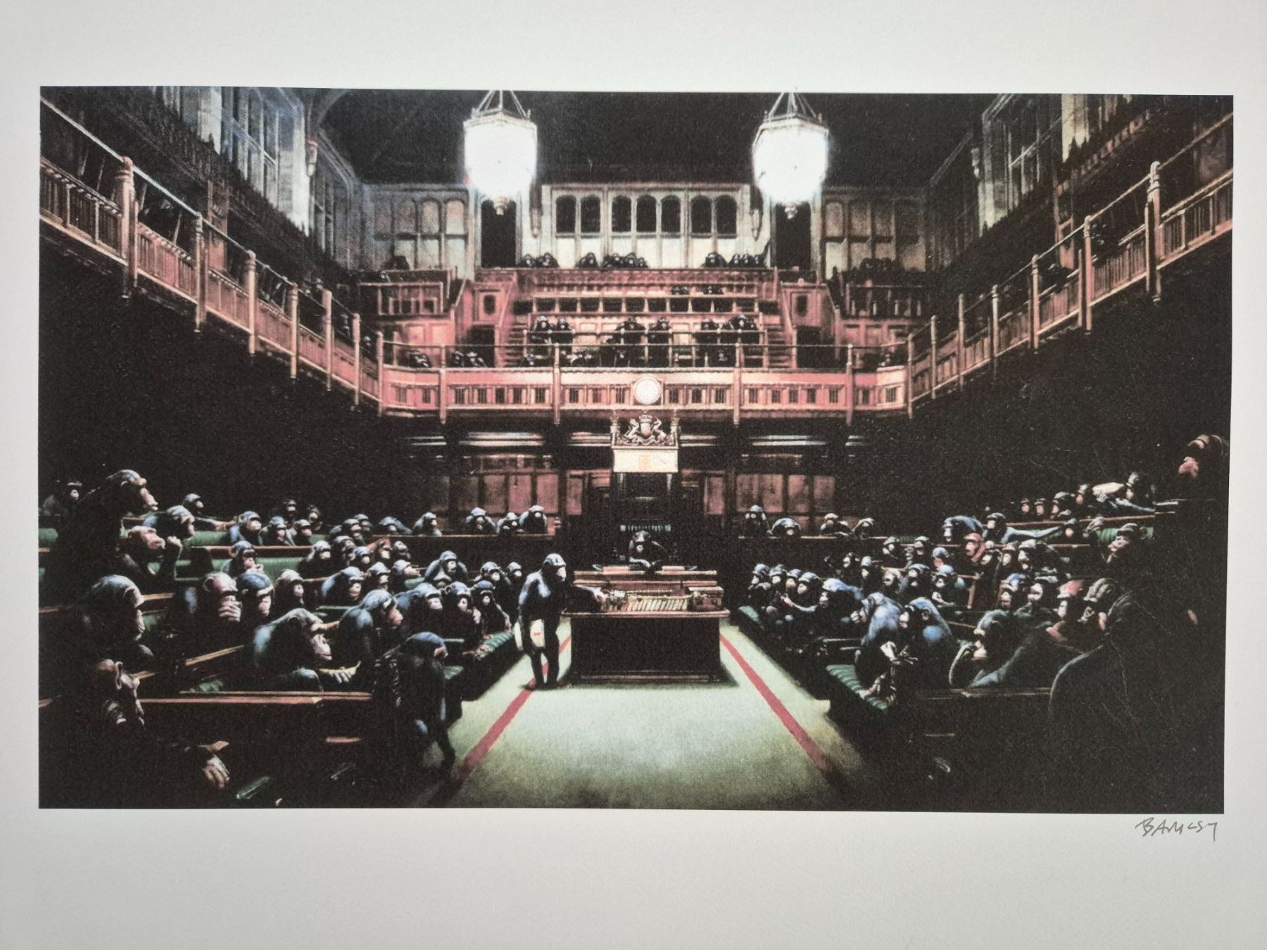 Foto & Immagini: Banksy « Devolved Parliament » XL VERSION 77/150 – Usato da Staufen venduto da saerdna81