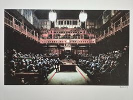 Banksy « Devolved Parliament » XL VERSION 77/150