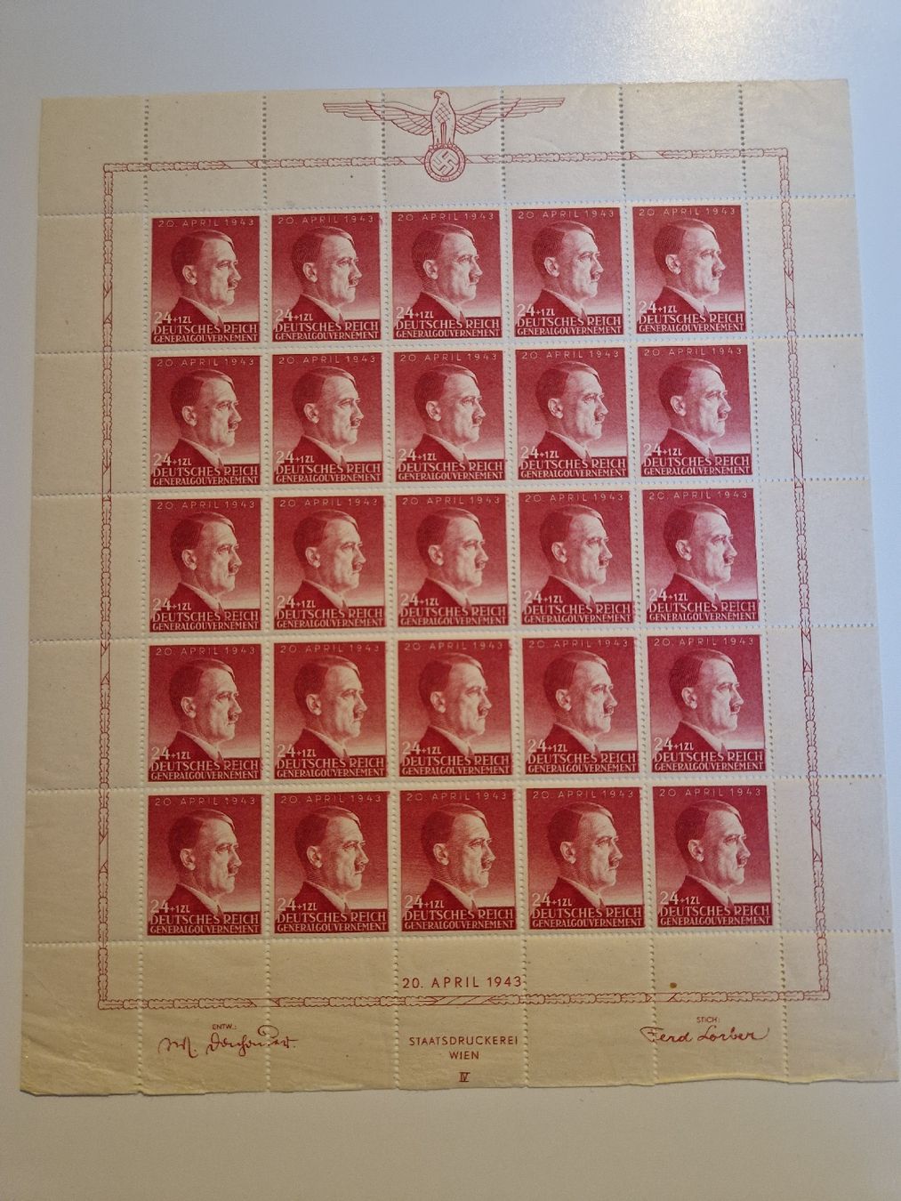 Tutti i francobolli: Deutsches Reich Adolf Hitler Generalgouvernement postfrisch – Nuovo (secondo la descrizione) da St. Gallen venduto da Enrico_SG