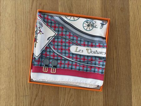 Hermès Paris Carré 90 «Les Voitures Nouvelles» – Jacq. Eudel