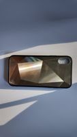 Coque d’iPhone X/XS avec formes géométriques dorées