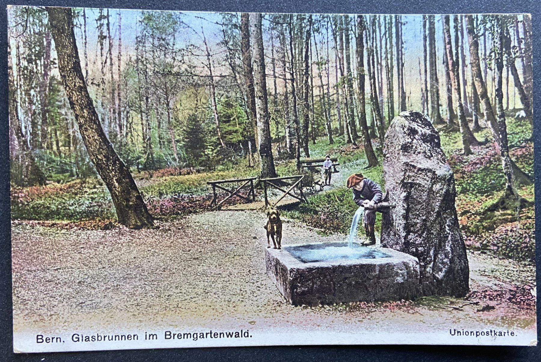Cartes postales: AK Bern Glasbrunnen im Bremgartenwald – D'occasion à Böckten par Hansi36