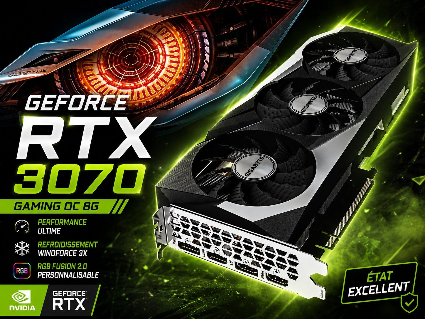 Nvidia Schede grafiche: RTX 3070 - Gaming OC 8G – Usato da Chavornay venduto da sim_2jd8