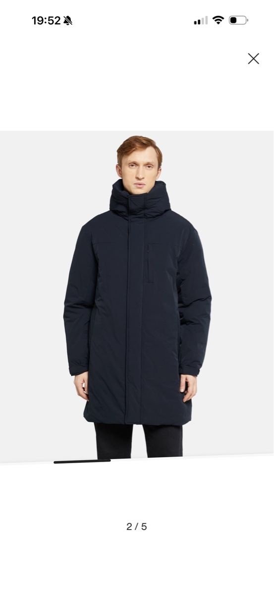 Moschino Cappotti: Love Moschino Parka Jacket Navy Blue Size M – Nuovo e nell'imballaggio originale da Ueberstorf venduto da man_p2fy
